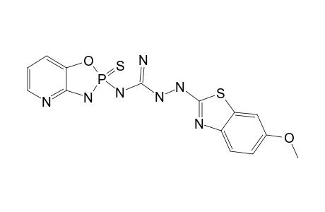 N-(6-METHOXY-1,3-BENZOTHIAZOL-2-YL)-N'-(2-THIOXO-2,3-DIHYDRO-2-LAMBDA(5)-PYRIDO-[2,3-D]-[1,3,2]-OXAZA-PHOSPHOL-2-YL)-GUANIDINE