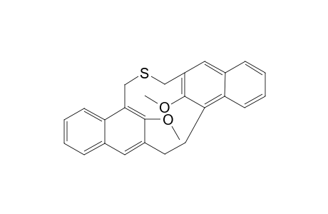 transoid-anti-11,21-Dimethoxy-2-thia-[3.2](1,3)naphthalenophane