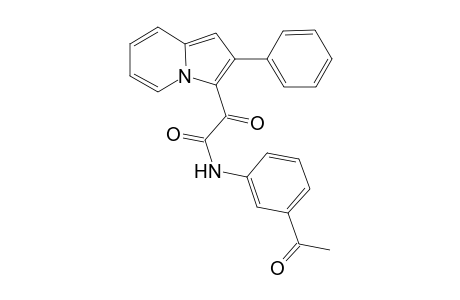 N-(3-acetylphenyl)-2-oxo-2-(2-phenylindolizin-3-yl)acetamide