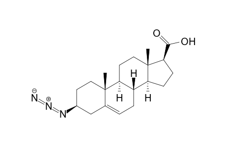 3-.beta.-Azidoandrost-5-ene-17-.beta.-carboxylic acid