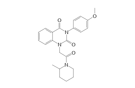 1-[2-keto-2-(2-methylpiperidino)ethyl]-3-(4-methoxyphenyl)quinazoline-2,4-quinone