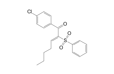 (Z)-1-(4-Chlorobenzoyl)-1-phenylsulfonyl-1-hexene