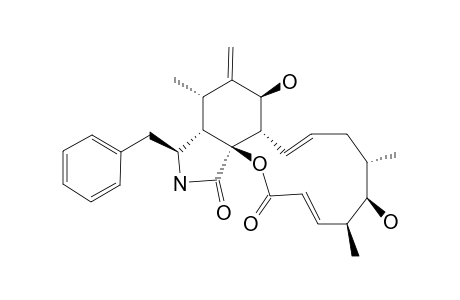 CYTOCHALASIN_Z-7;22-OXA-(12)-CYTOCHALASA-6-(12),13,19-TRIENE-1,21-DIONE-7,17-DIHYDROXY-16,18-DIMETHYL-10-PHENYL-(7-S,13-E,16-S,17R,18S,19E)