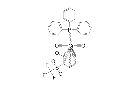 DICARBONYL-[6-ETA-2-(TRIFLUOROMETHYLSULFONYL)-PHENOL]-(TRIPHENYLPHOSPHANE)-CHROMIUM-(0)