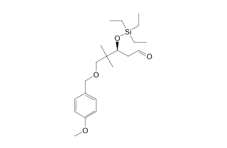 (3S)-5-(4-methoxybenzyl)oxy-4,4-dimethyl-3-triethylsilyloxy-valeraldehyde