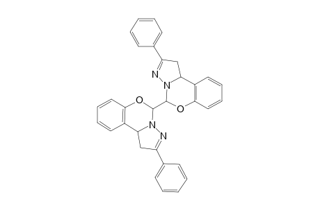 2,2'-Diphenyl-1,9b,1',9'b-tetrahydro-[4,4']bi[5-oxa-3,3a-diaza-cyclopenta[a]naphthalenyl]