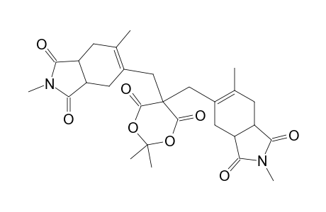 2,2-Dimethyl-5,5-bis-(2,6-dimethyl-1,3-dioxo-2,3,3a,4,7,7a-hexahydro-1H-isoindol-5-ylmethyl)[1,3]-dioxane-4,6-dione