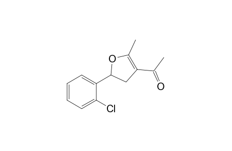 1-[5-(2-Chlorophenyl)-2-methyl-4,5-dihydrofuran-3-yl]ethanone