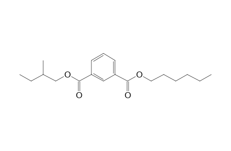 Isophthalic acid, 2-methylbutyl hexyl ester