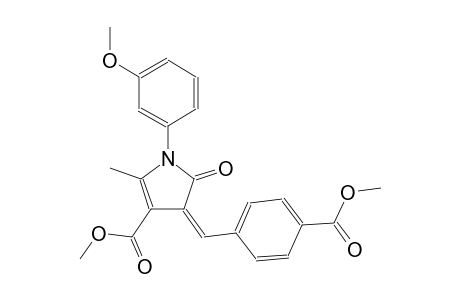 methyl (4Z)-4-[4-(methoxycarbonyl)benzylidene]-1-(3-methoxyphenyl)-2-methyl-5-oxo-4,5-dihydro-1H-pyrrole-3-carboxylate