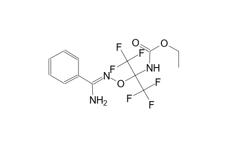 carbamic acid, [1-[[[(Z)-aminophenylmethylidene]amino]oxy]-2,2,2-trifluoro-1-(trifluoromethyl)ethyl]-, ethyl ester
