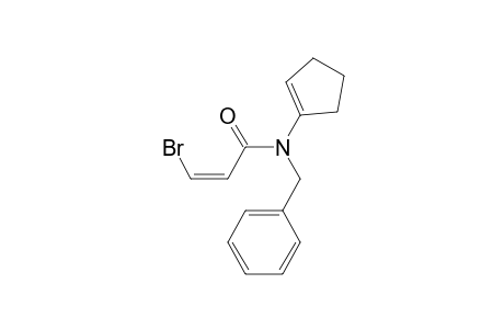 2-Propenamide, 3-bromo-N-1-cyclopenten-1-yl-N-(phenylmethyl)-, (Z)-