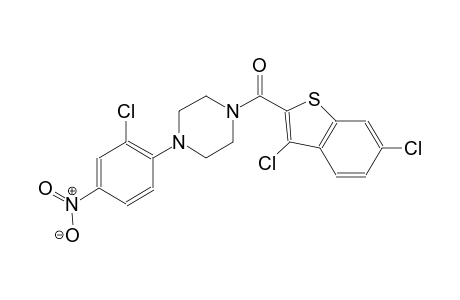 1-(2-chloro-4-nitrophenyl)-4-[(3,6-dichloro-1-benzothien-2-yl)carbonyl]piperazine