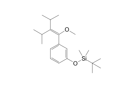 tert-Butyl-[3-(1-methoxy-3-methyl-2-propan-2-yl-but-1-enyl)phenoxy]-dimethyl-silane