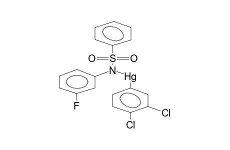 3,4-DICHLOROPHENYL-[N-(3-FLUOROPHENYL)PHENYLSULPHONYLAMIDO]MERCURY