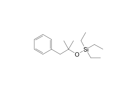 (2-Methyl-3-phenylprop-2-yloxy)(triethyl)silane