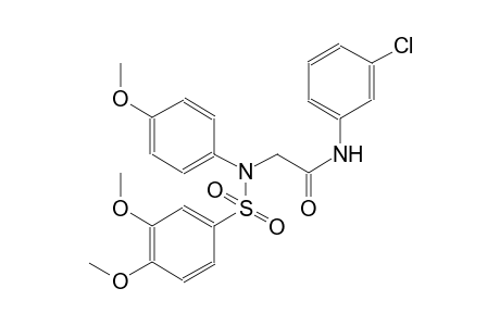 acetamide, N-(3-chlorophenyl)-2-[[(3,4-dimethoxyphenyl)sulfonyl](4-methoxyphenyl)amino]-