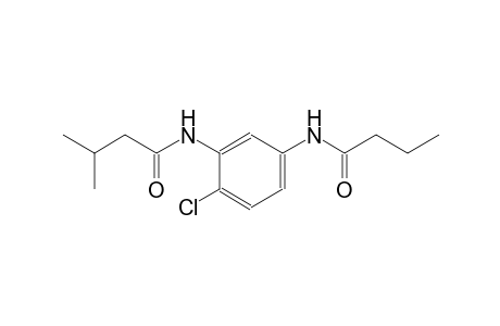 N-[5-(butyrylamino)-2-chlorophenyl]-3-methylbutanamide