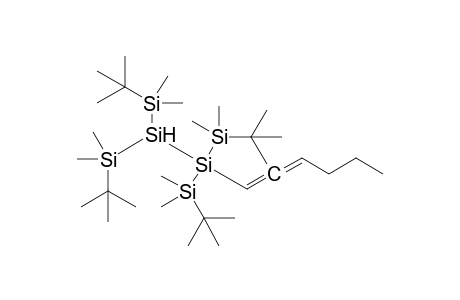 1,4-Di-t-Butyl-2,3-bis(t-butyldimethylsilyl)-2-(1,2-hexadienyl)-1,1,4,4-tetramethyltetrasilane