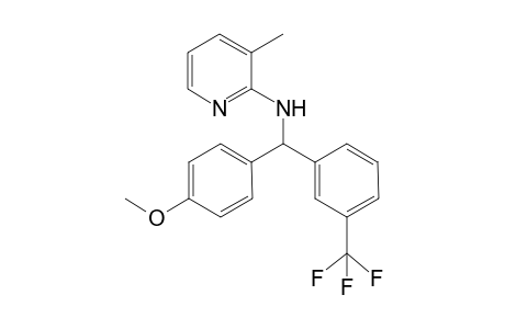 N-[(4-Methoxyphenyl){3-(trifluoromethyl)phenyl}methyl]-3-methylpyridin-2-amine