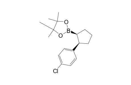 2-((1S,2R)-2-(4-Chlorophenyl)cyclopentyl)-4,4,5,5-tetramethyl-1,3,2-dioxaborolane