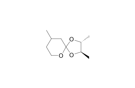 1,4,6-Trioxaspiro[4.5]decane, 2,3,9-trimethyl-, [2R-[2.alpha.,3.beta.,5.alpha.(R*)]]-
