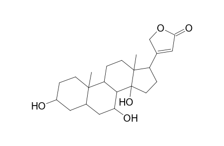 3,7,14-Trihydroxycard-20(22)-enolide