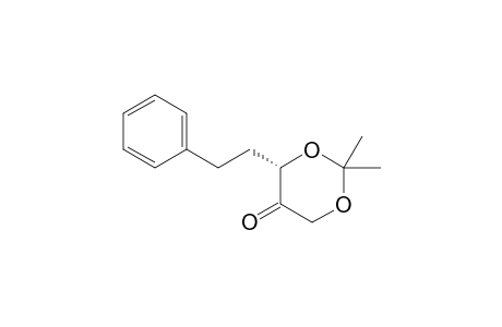 (4S)-2,2-dimethyl-4-(2-phenylethyl)-1,3-dioxan-5-one