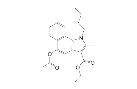 ethyl 1-butyl-2-methyl-5-(propionyloxy)-1H-benzo[g]indole-3-carboxylate