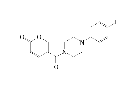 5-{[4-(4-fluorophenyl)-1-piperazinyl]carbonyl}-2H-pyran-2-one