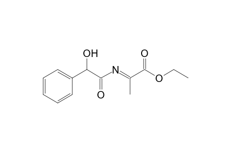 Ethyl 2-[(2'-phenyl-2'-hydroxyacetyl)imino]-propionate