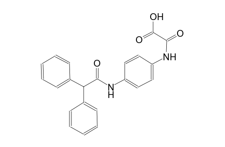 2-Oxo-2-[4-[(1-oxo-2,2-diphenylethyl)amino]anilino]acetic acid