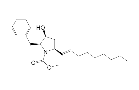 1-Pyrrolidinecarboxylic acid, 3-hydroxy-5-(1-nonenyl)-2-(phenylmethyl)-, methyl ester, [2S-[2.alpha.,3.alpha.,5.alpha.(E)]]-