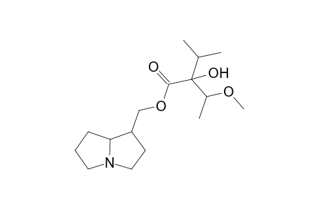 1-[(2'-Methoxy-3'-hydroxy-2'-<isopropyl>butanoyl)methoxy]-pyrrolizidine