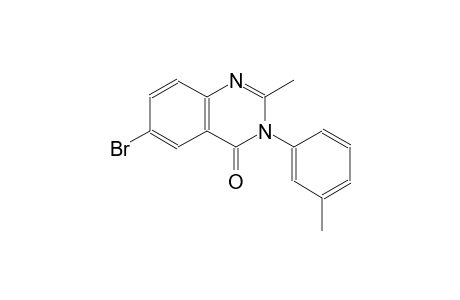 6-bromo-2-methyl-3-(3-methylphenyl)-4(3H)-quinazolinone