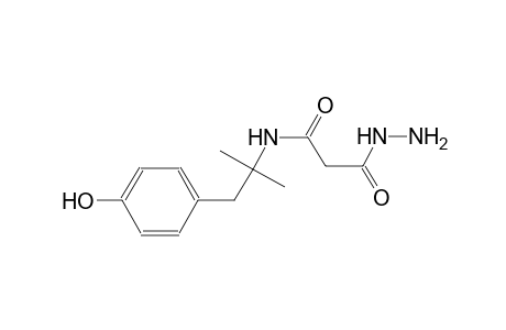 beta-alanine, N-[2-(4-hydroxyphenyl)-1,1-dimethylethyl]-3-oxo-,hydrazide