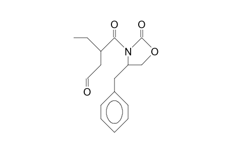 (S-<R*,S*>)-4-Benzyl-B-ethyl.gamma.,2-dioxo-oxazolidine-3-butanal