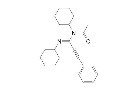 N-cyclohexyl-N-(1-(cyclohexylimino)-3-phenylprop-2-ynyl)acetamide