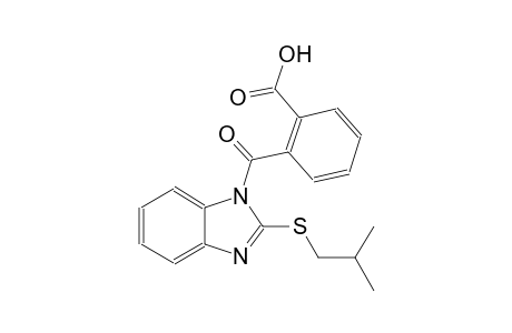 2-{[2-(isobutylsulfanyl)-1H-benzimidazol-1-yl]carbonyl}benzoic acid
