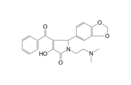 2H-pyrrol-2-one, 5-(1,3-benzodioxol-5-yl)-4-benzoyl-1-[2-(dimethylamino)ethyl]-1,5-dihydro-3-hydroxy-