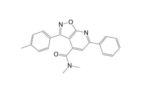 isoxazolo[5,4-b]pyridine-4-carboxamide, N,N-dimethyl-3-(4-methylphenyl)-6-phenyl-