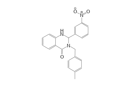 4(1H)-quinazolinone, 2,3-dihydro-3-[(4-methylphenyl)methyl]-2-(3-nitrophenyl)-