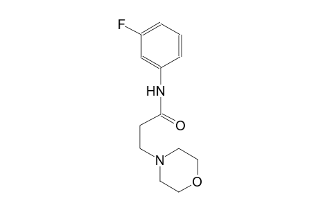 4-morpholinepropanamide, N-(3-fluorophenyl)-