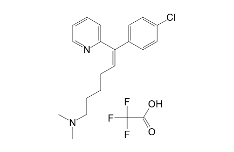 (5Z)-6-(4-Chlorophenyl)-N,N-dimethyl-6-(2-pyridyl)hex-5-en-1-ammonium trifluoroacetate