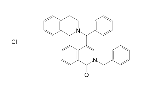 2-Benzyl-4-(alpha-1,2,3,4-tetrahydroisoquinoline-2-yl)-benzyl-isocarbostyril-hydrochloride