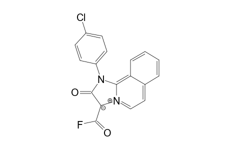 1-(4-Chlorophenyl)-3-(fluorocarbonyl)-2-oxo-2,3-dihydro-1H-imidazo[2,1-a]isoquinolin-4-ium-3-ide