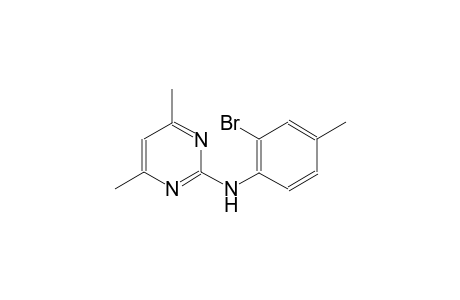 N-(2-Bromo-4-methylphenyl)-4,6-dimethyl-2-pyrimidinamine