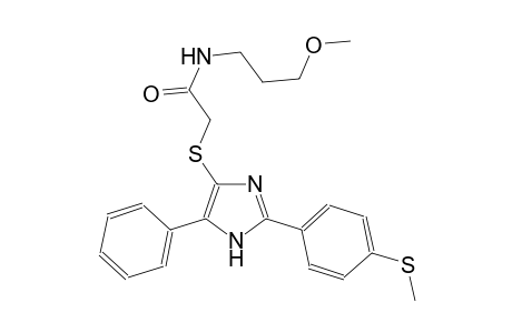 acetamide, N-(3-methoxypropyl)-2-[[2-[4-(methylthio)phenyl]-5-phenyl-1H-imidazol-4-yl]thio]-