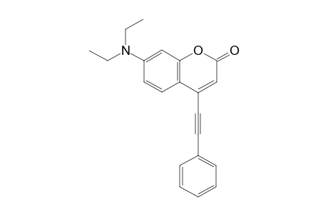 7-(Diethylamino)-4-(phenylethynyl)-2H-chromen-2-one