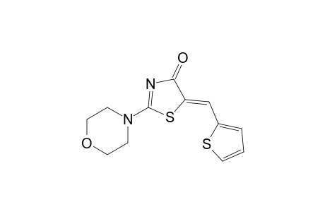 2-Morpholino-5-((thiophen-2-yl)methylene)thiazol-4(5H)-one